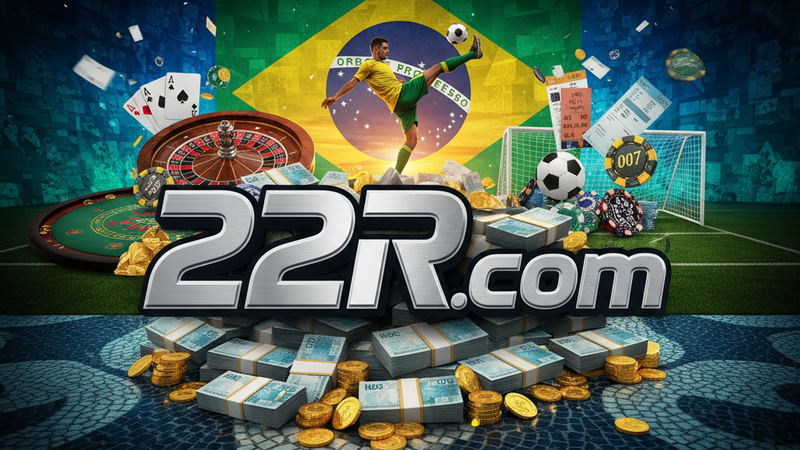 Tela de celular dividida mostrando a interface de um app de cassino e um site de cassino no navegador